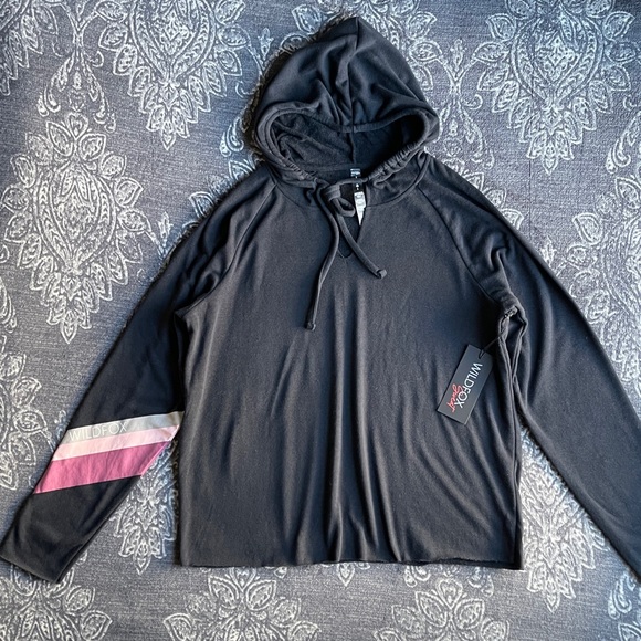 Wildfox Sweat Halo Hoodie Sweatshirt Size Large - Picture 4 of 9